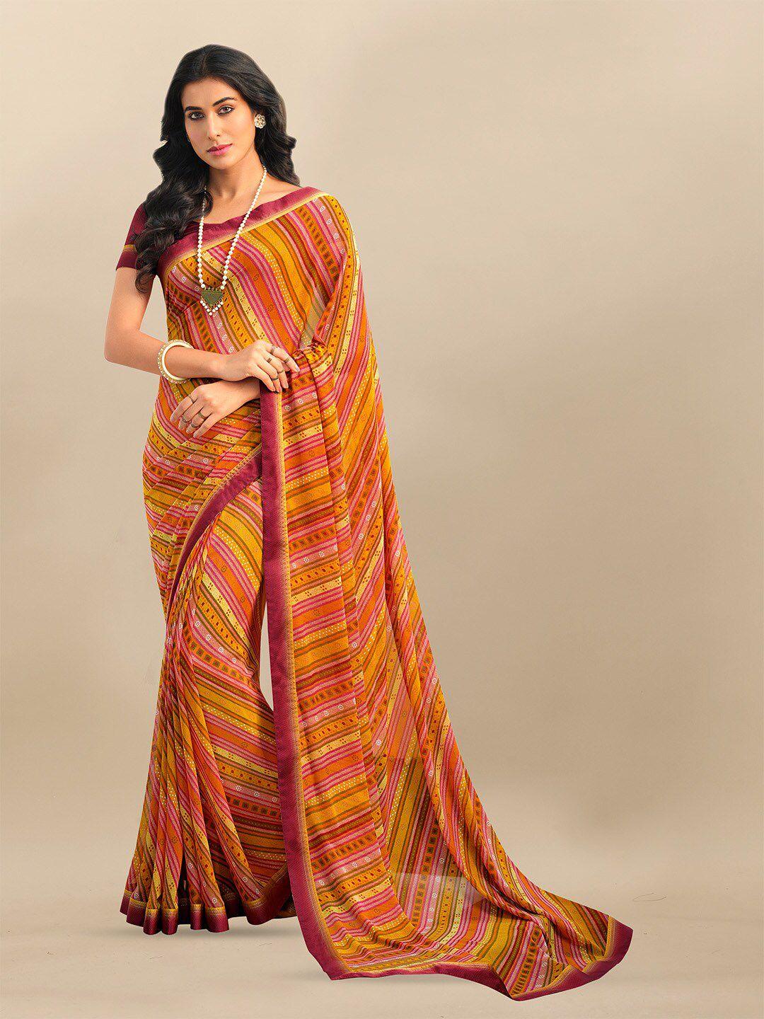 atulyam tex world geometric printed saree