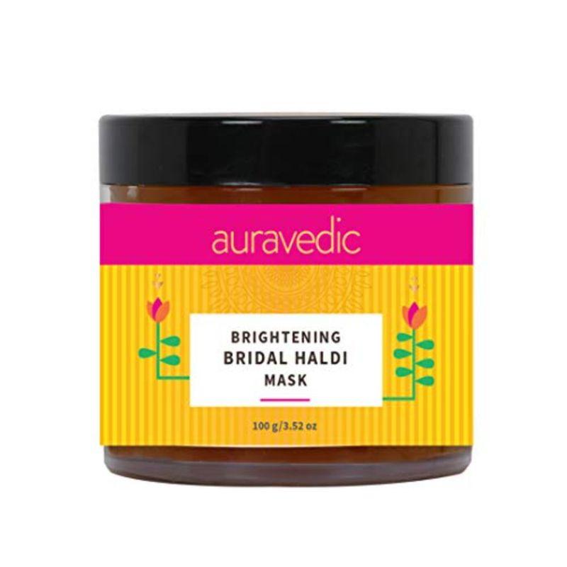 auravedic bridal haldi face pack for glowing skin
