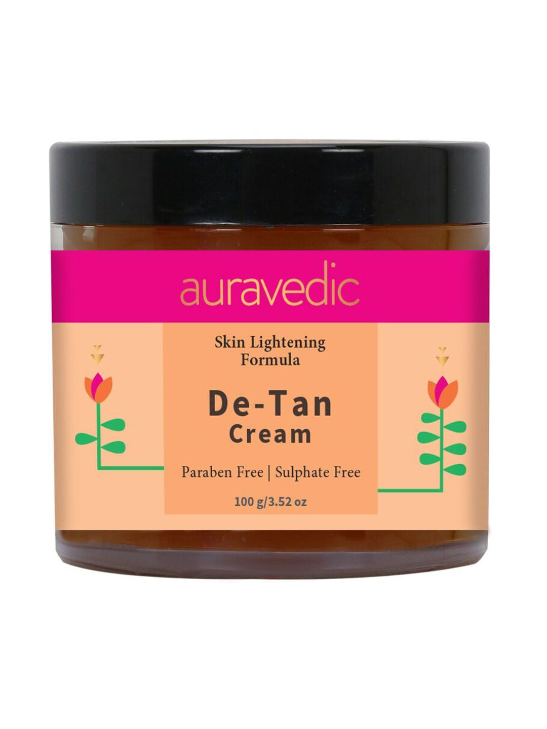 auravedic de-tan cream 100 gm