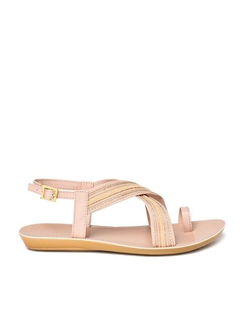 aurelia women's pink toe ring sandals