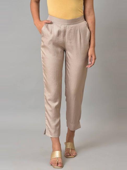 aurelia beige slim fit pants