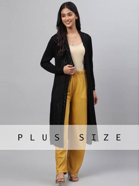 aurelia black regular fit cardigan