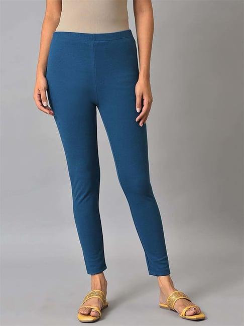 aurelia blue regular fit leggings