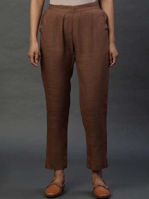 aurelia dark brown pants