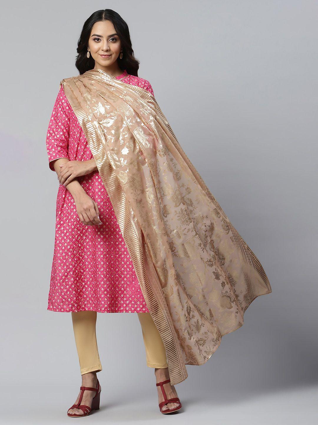 aurelia ethnic motif printed chiffon dupatta