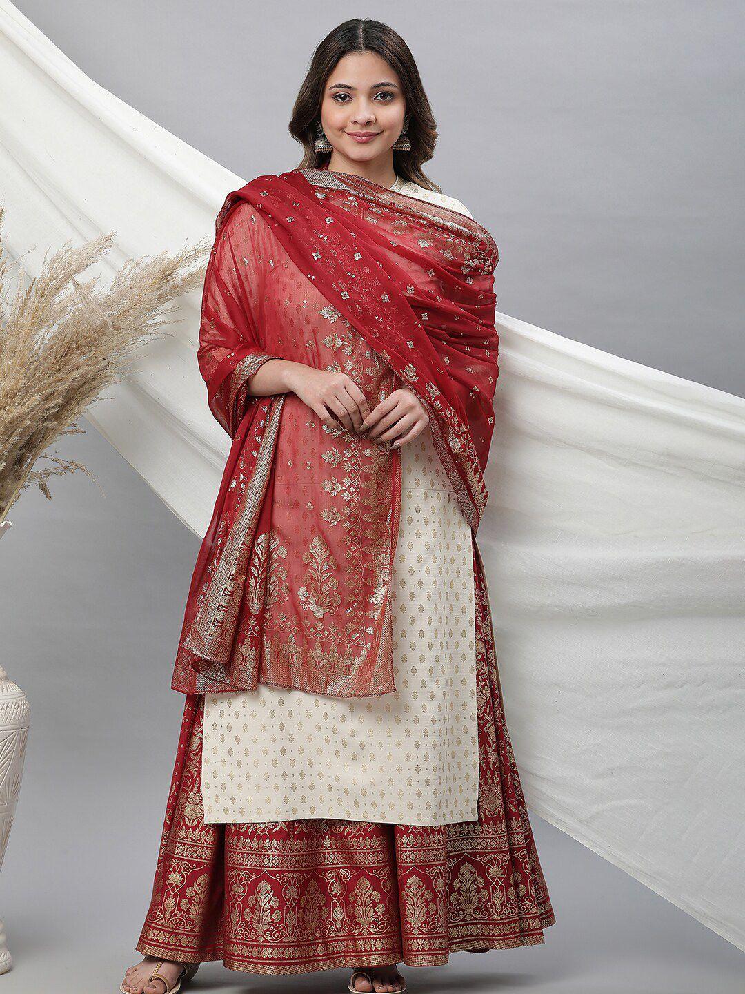 aurelia ethnic motifs printed dupatta