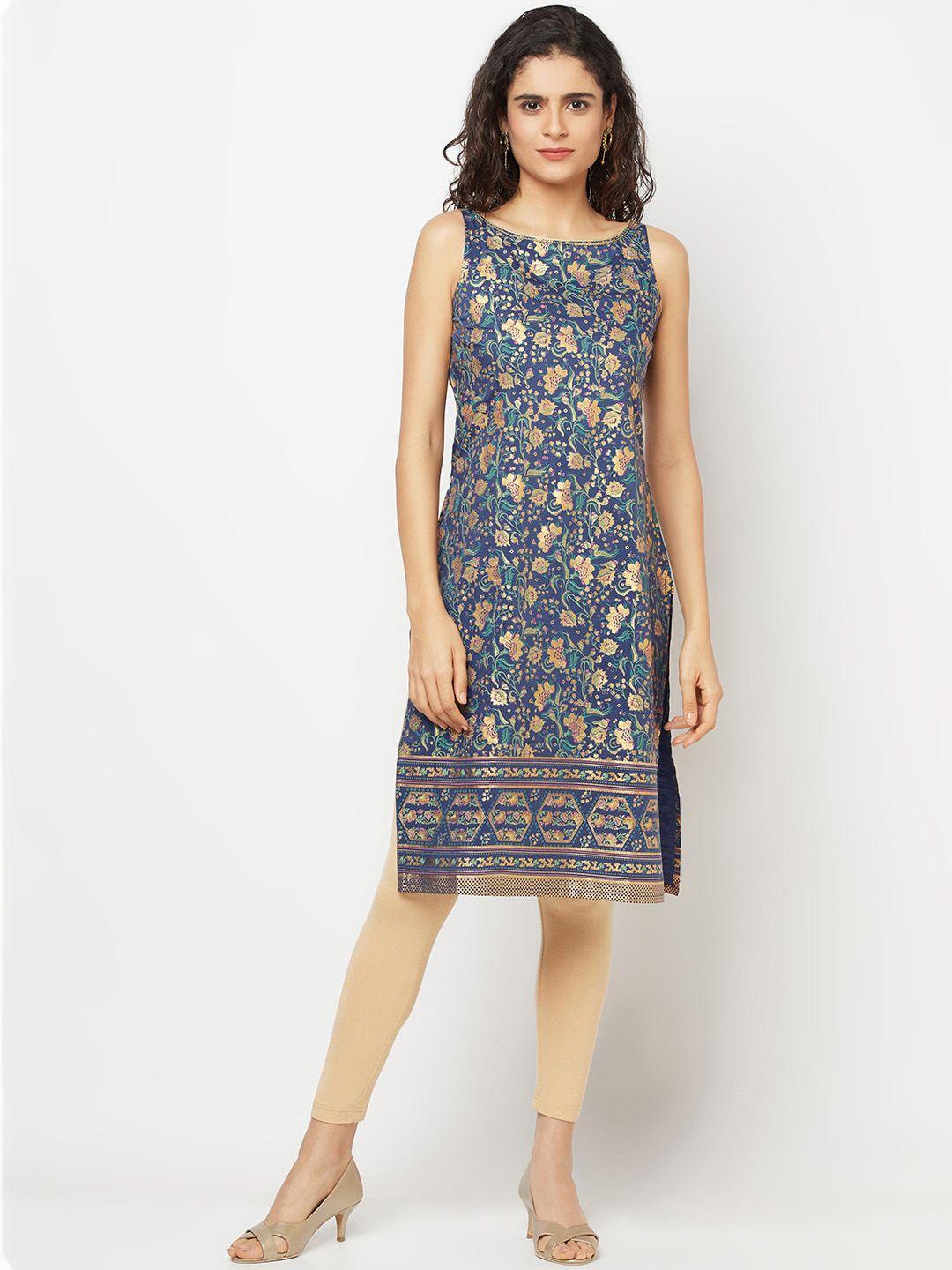 aurelia ethnic motifs printed kurta