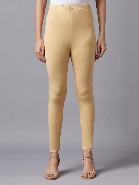 aurelia gold skinny fit leggings