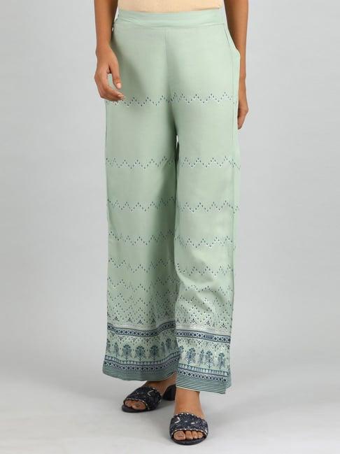 aurelia green printed pants