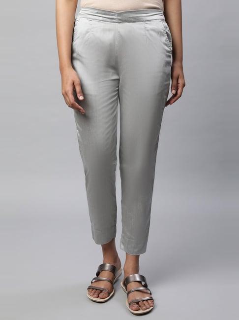 aurelia grey slim fit pants