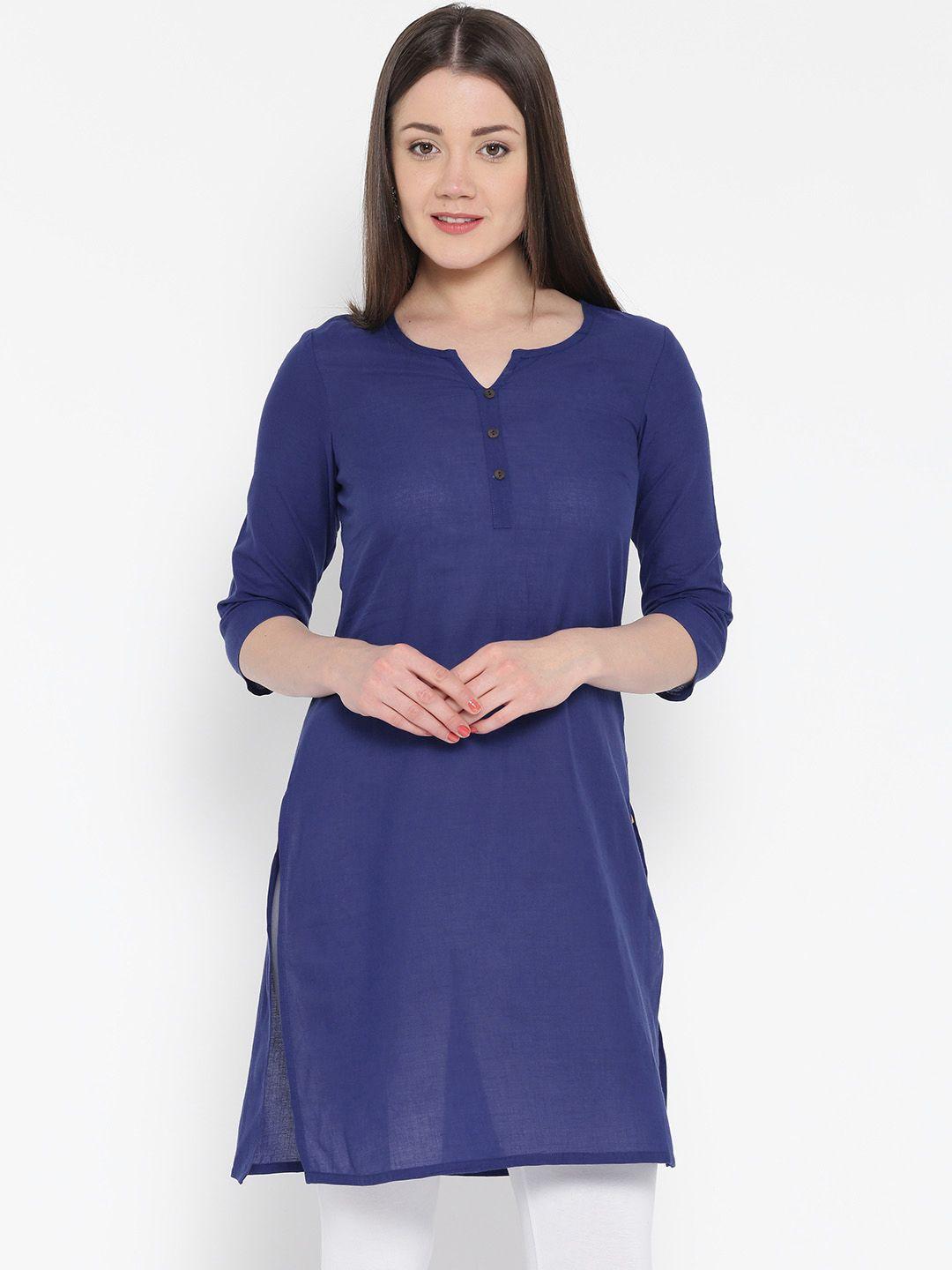 aurelia navy kurta