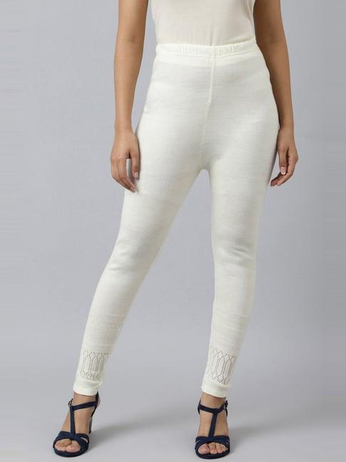 aurelia off-white skinny fit tights