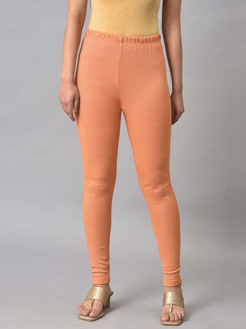 aurelia orange skinny fit leggings