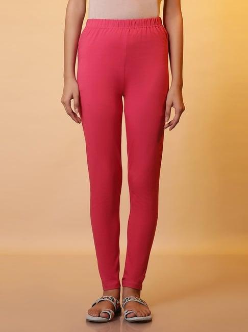 aurelia pink cotton leggings