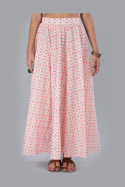 aurelia pink cotton skirt