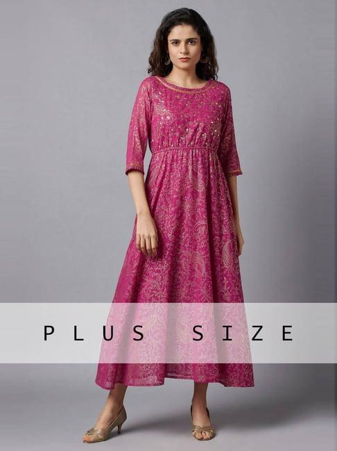 aurelia pink embellished maxi dress