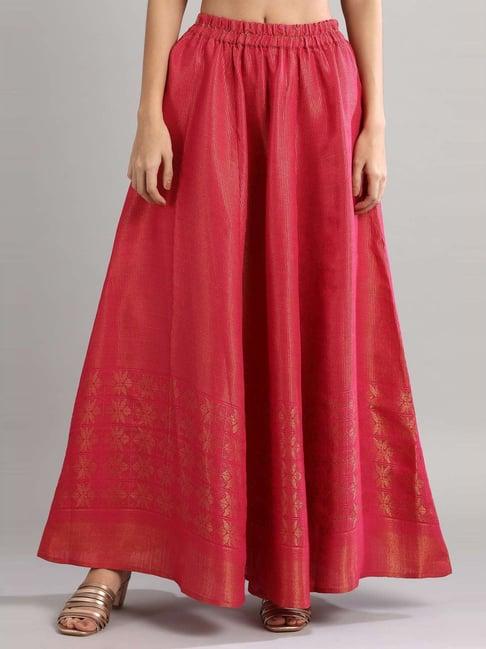 aurelia pink printed skirts
