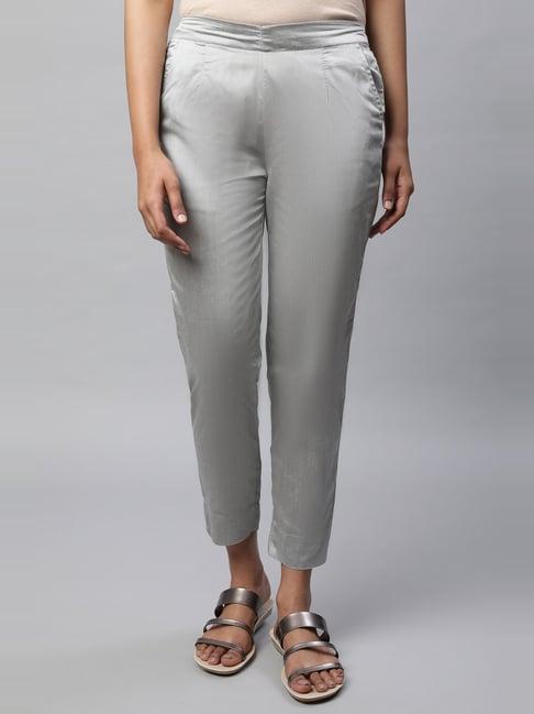 aurelia silver slim fit pants