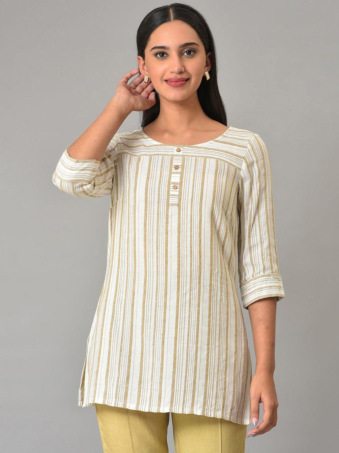 aurelia striped kurti with trousers