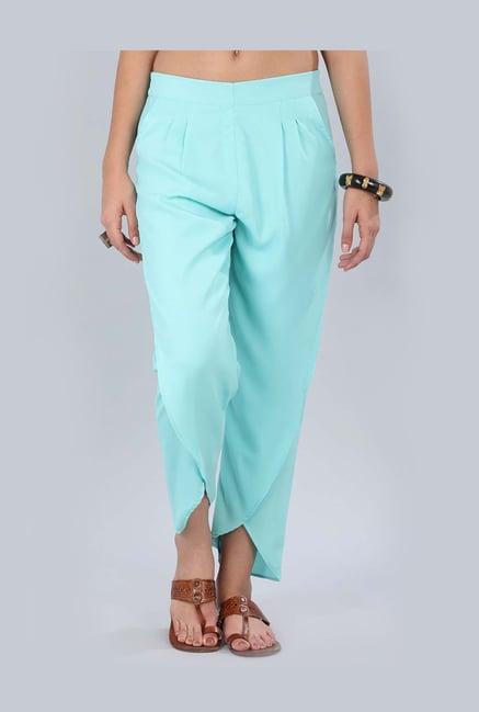 aurelia turquoise regular fit pants