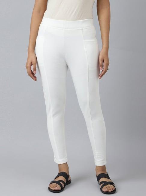 aurelia white skinny fit leggings
