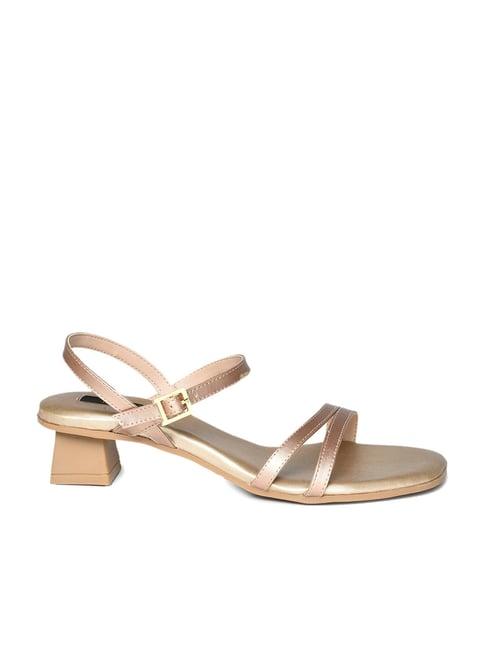 aurelia women's gold ankle strap sandals