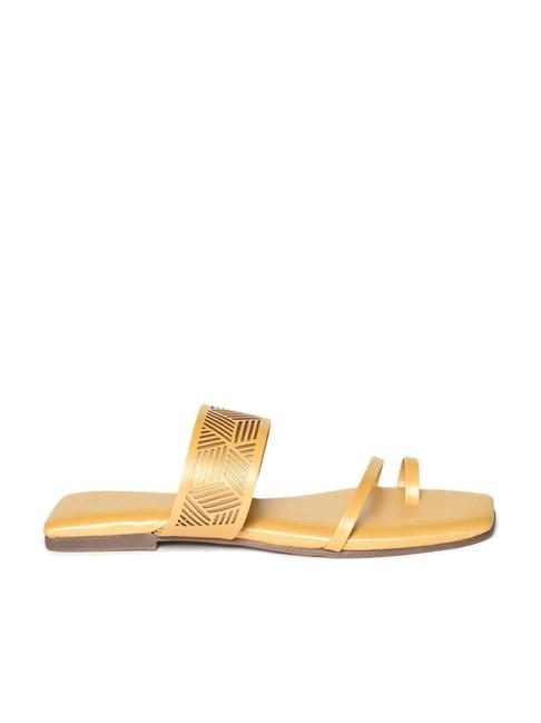 aurelia women's gold toe ring sandals