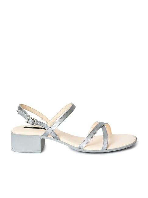 aurelia women's silver back strap sandals