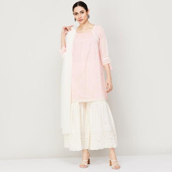 aurelia women embroidered kurta set