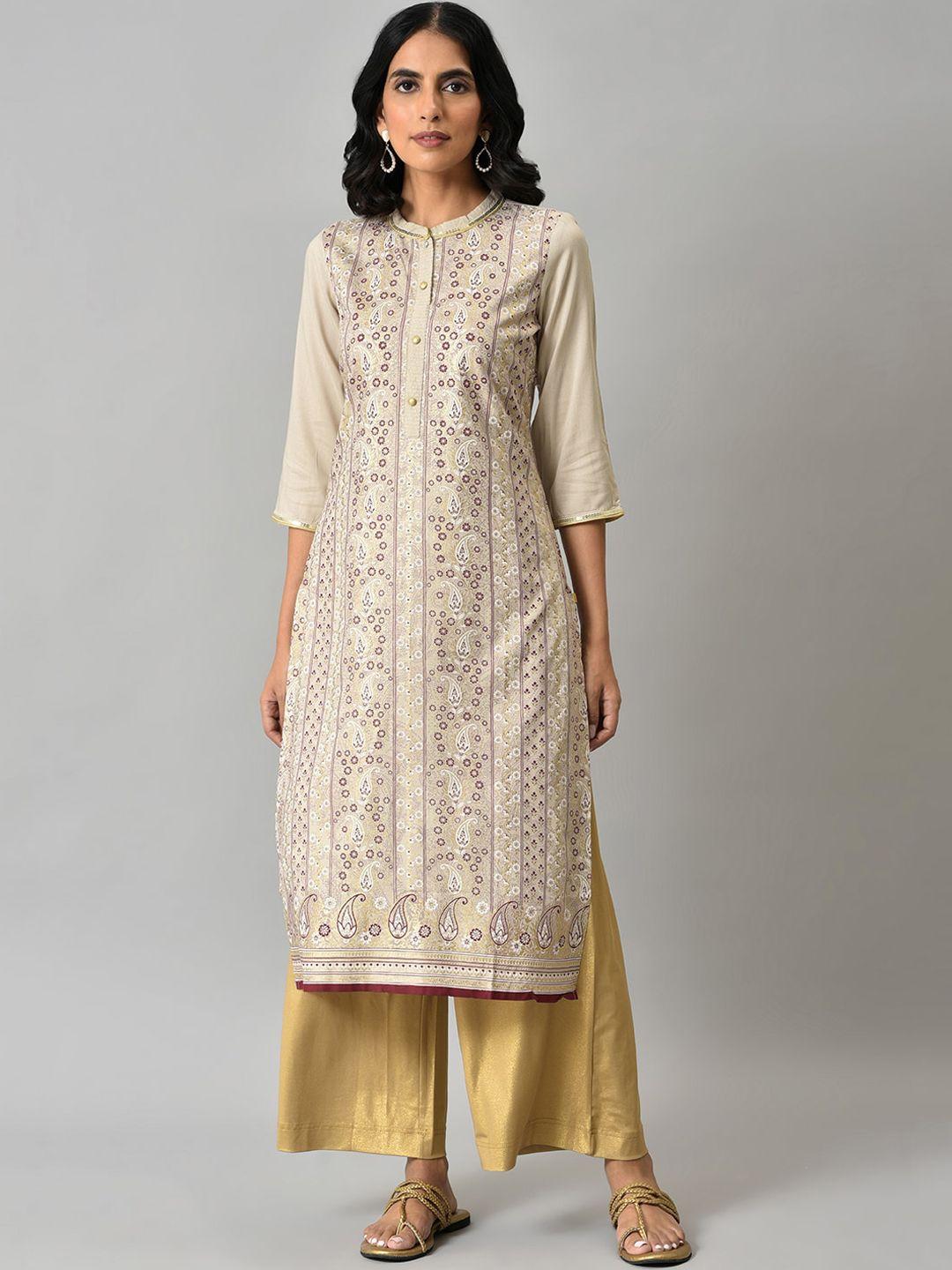 aurelia women floral printed kurta