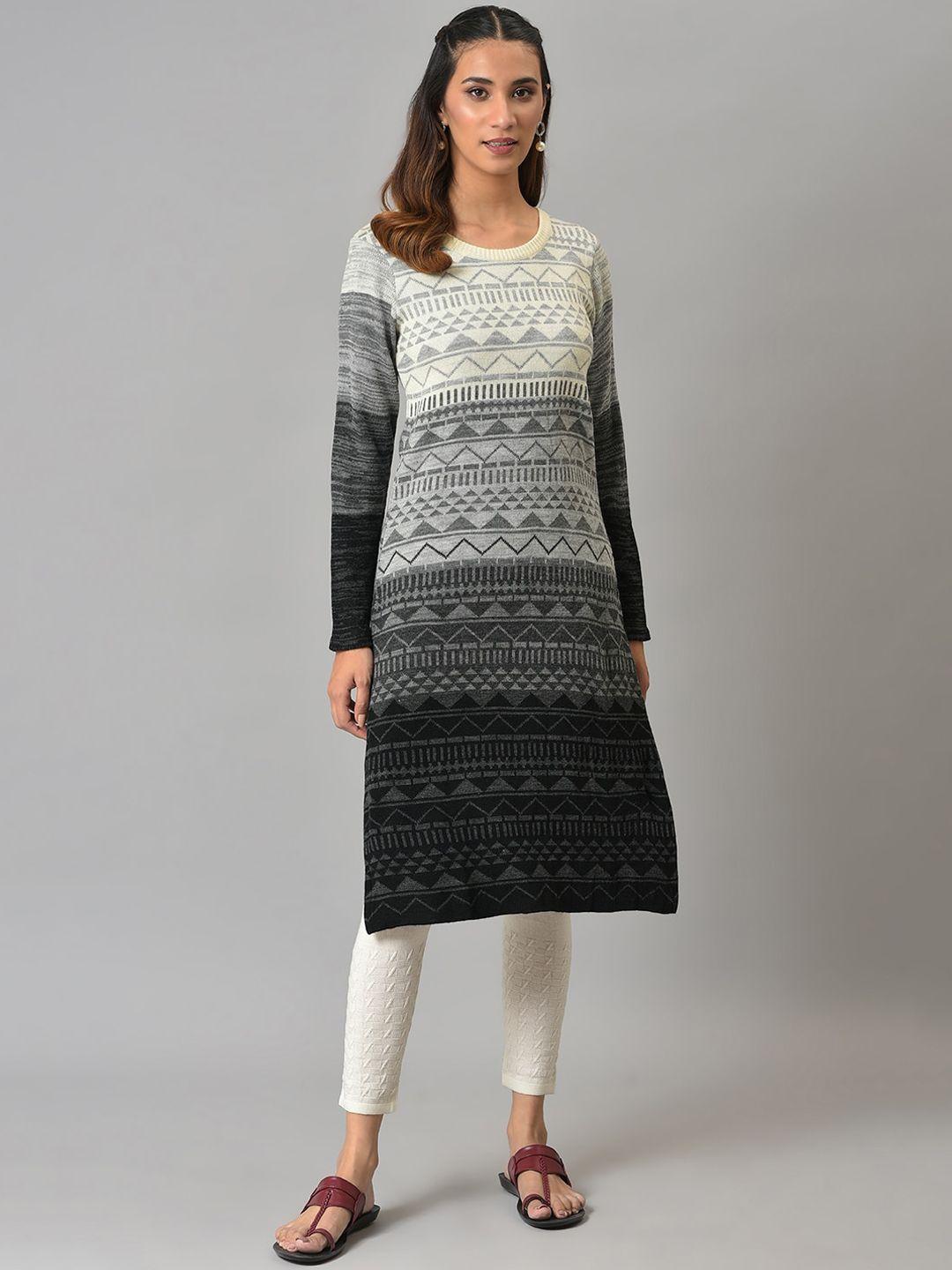 aurelia women geometric kurta