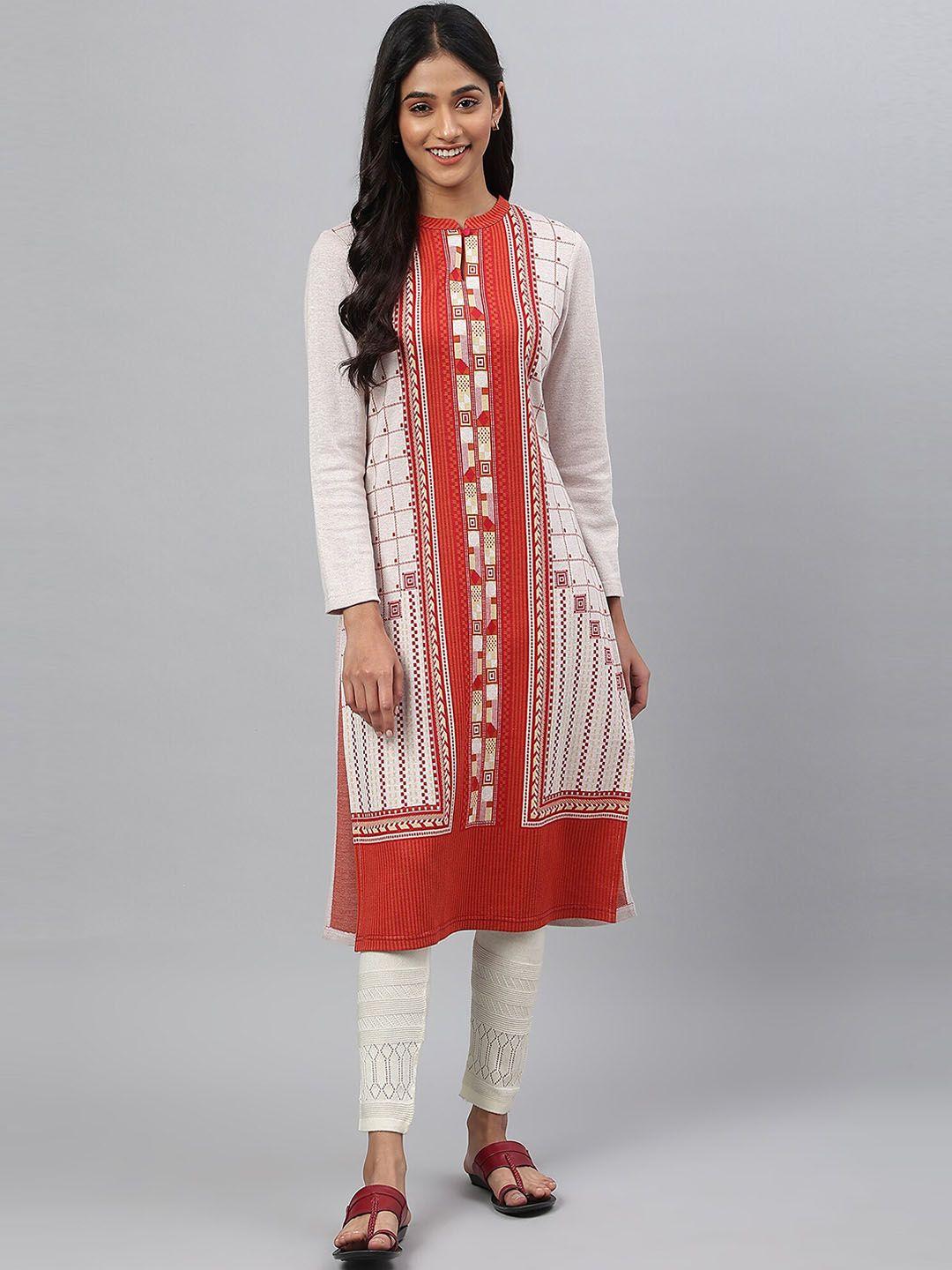 aurelia women maroon kurta