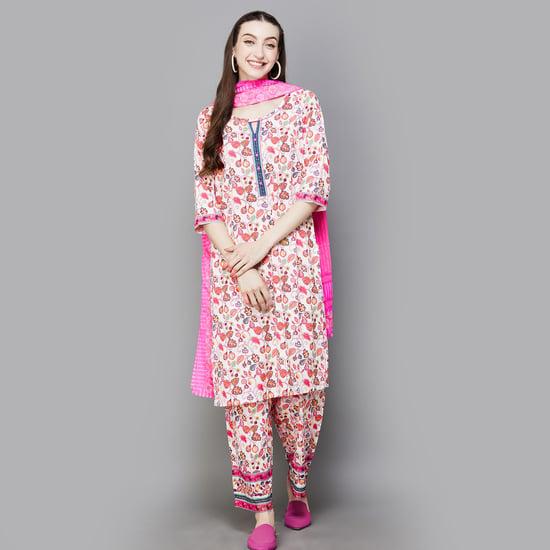 aurelia women printed kurta set