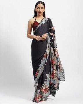 aurora florealis embellished saree