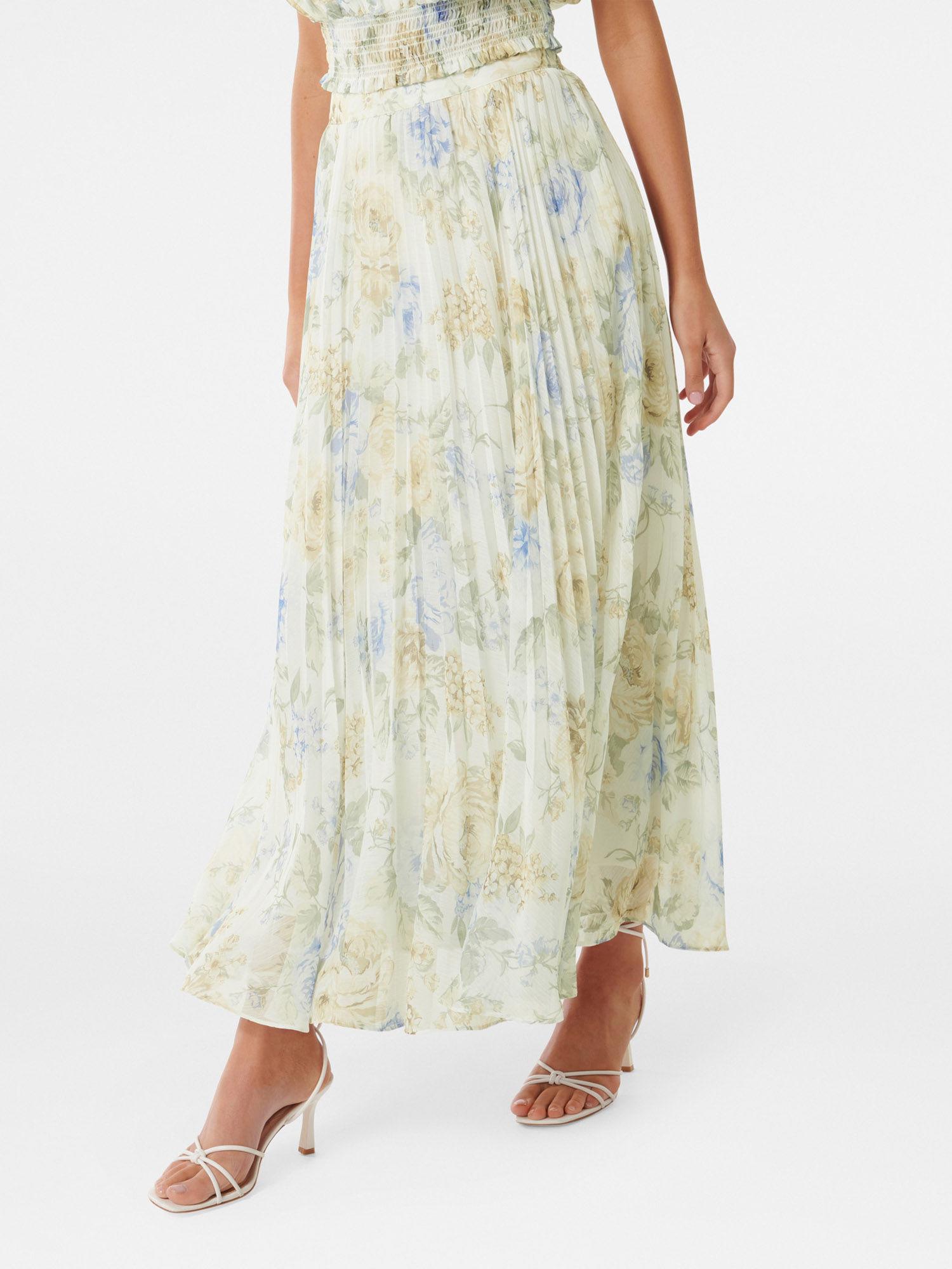 aurora pleated maxi skirt