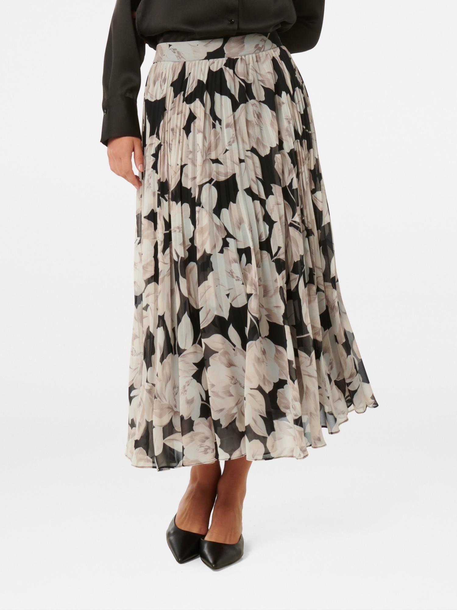 aurora pleated midi skirt