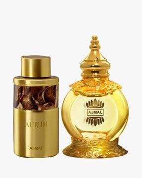 aurum concentrated perfume oil fruity floral alcohol-free attar for women mukhallat al wafa concentrated perfume oil oriental musky alcohol-free attar for unisex