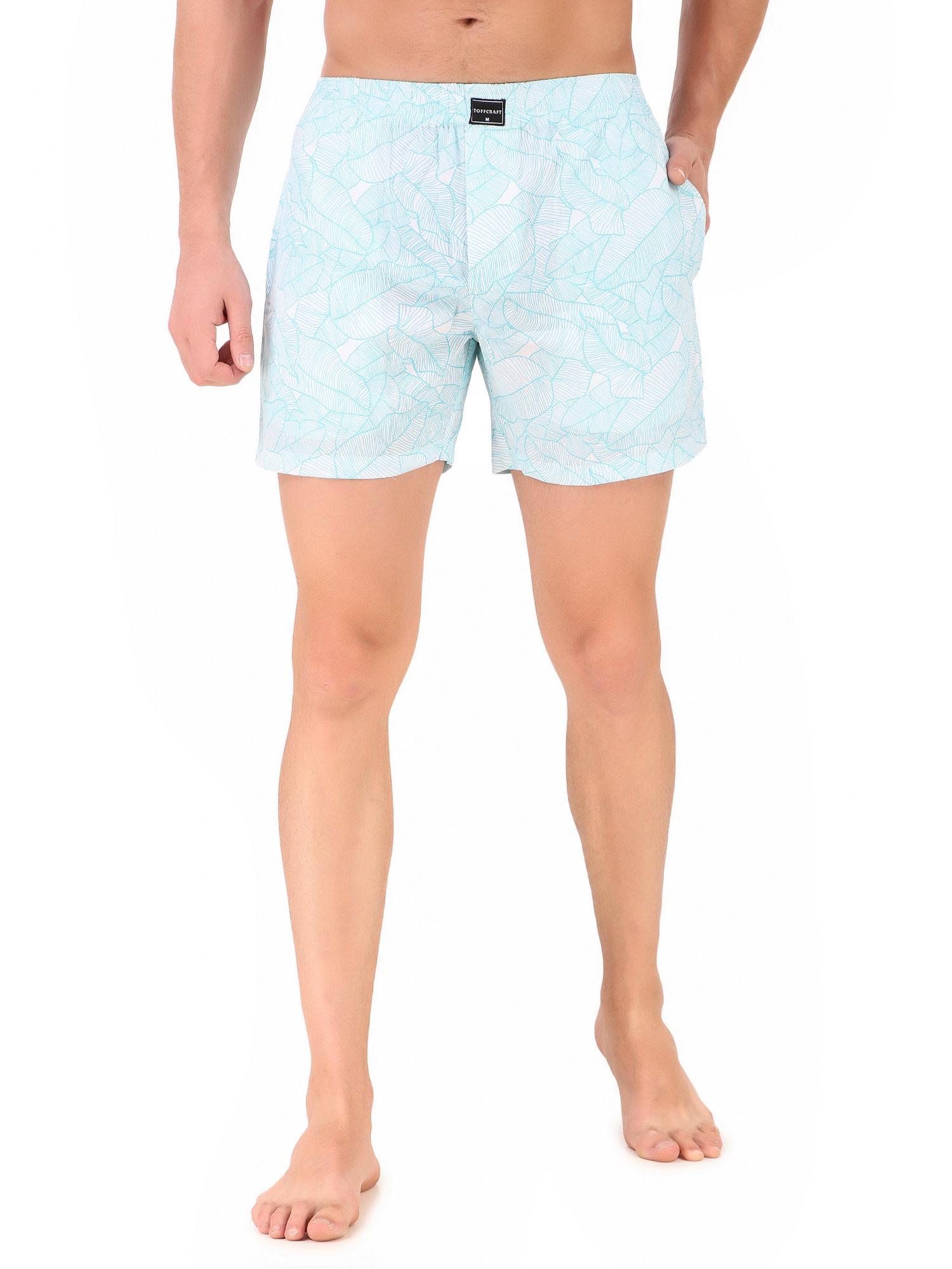 austin beach blue boxer shorts white