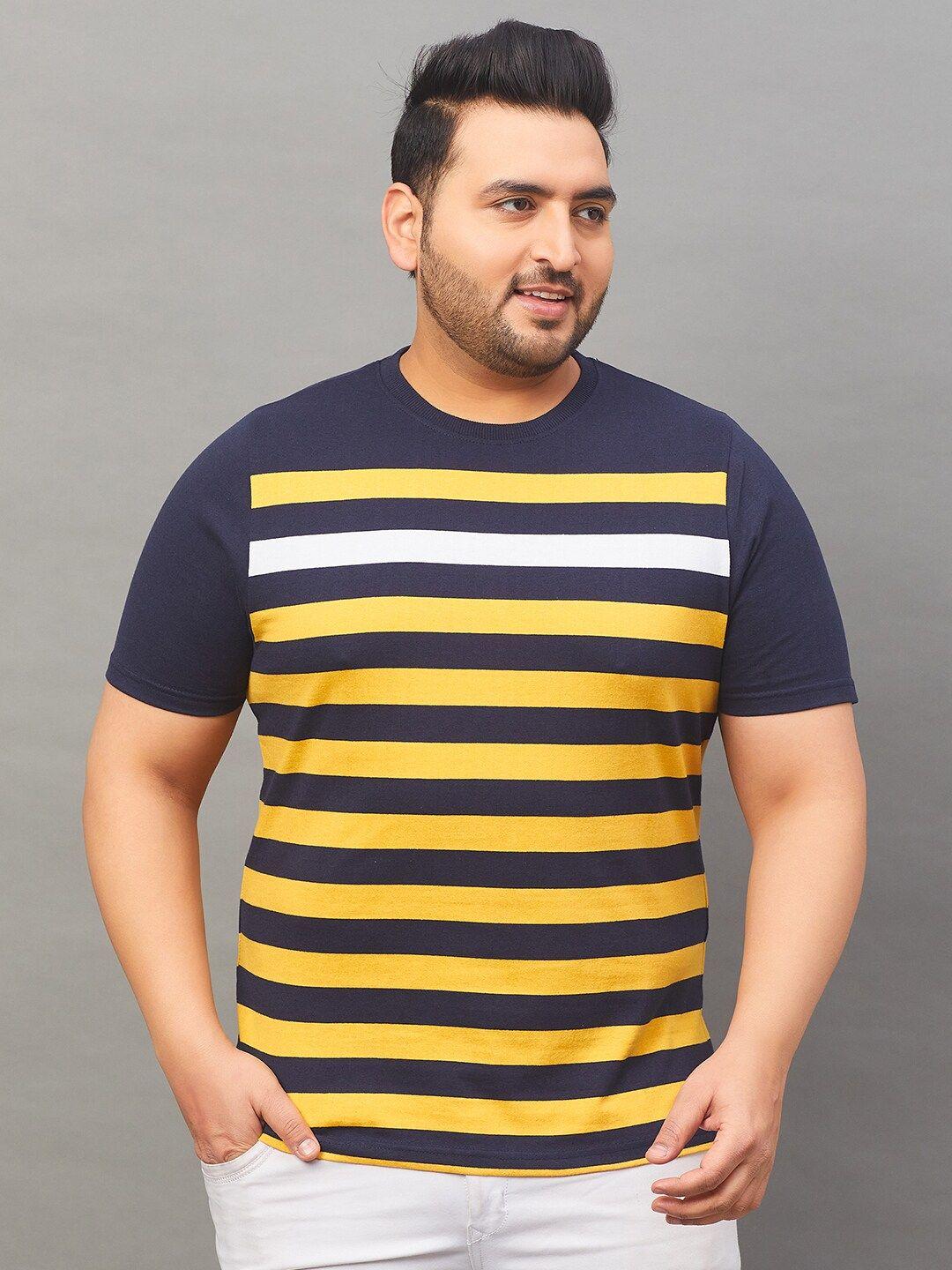 austivo men striped pockets t-shirt