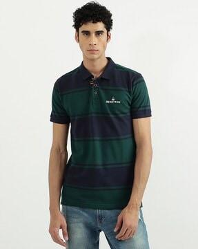 auto striped polo t-shirt