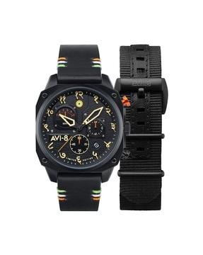 av-4052-in01 chronograph watch with detachable straps