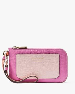 ava colourblock coin card case wristlet