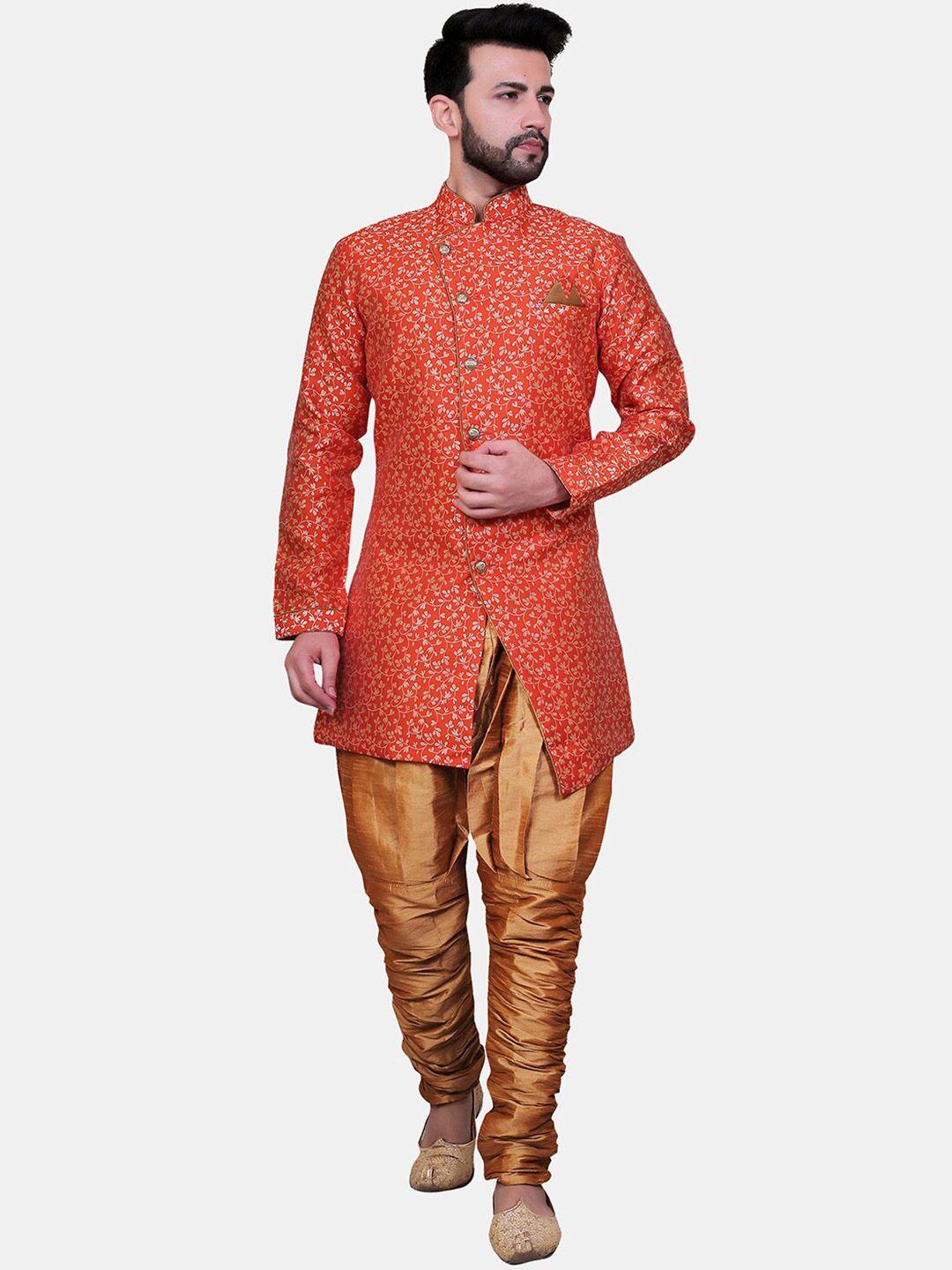 avaeta floral printed sherwani set