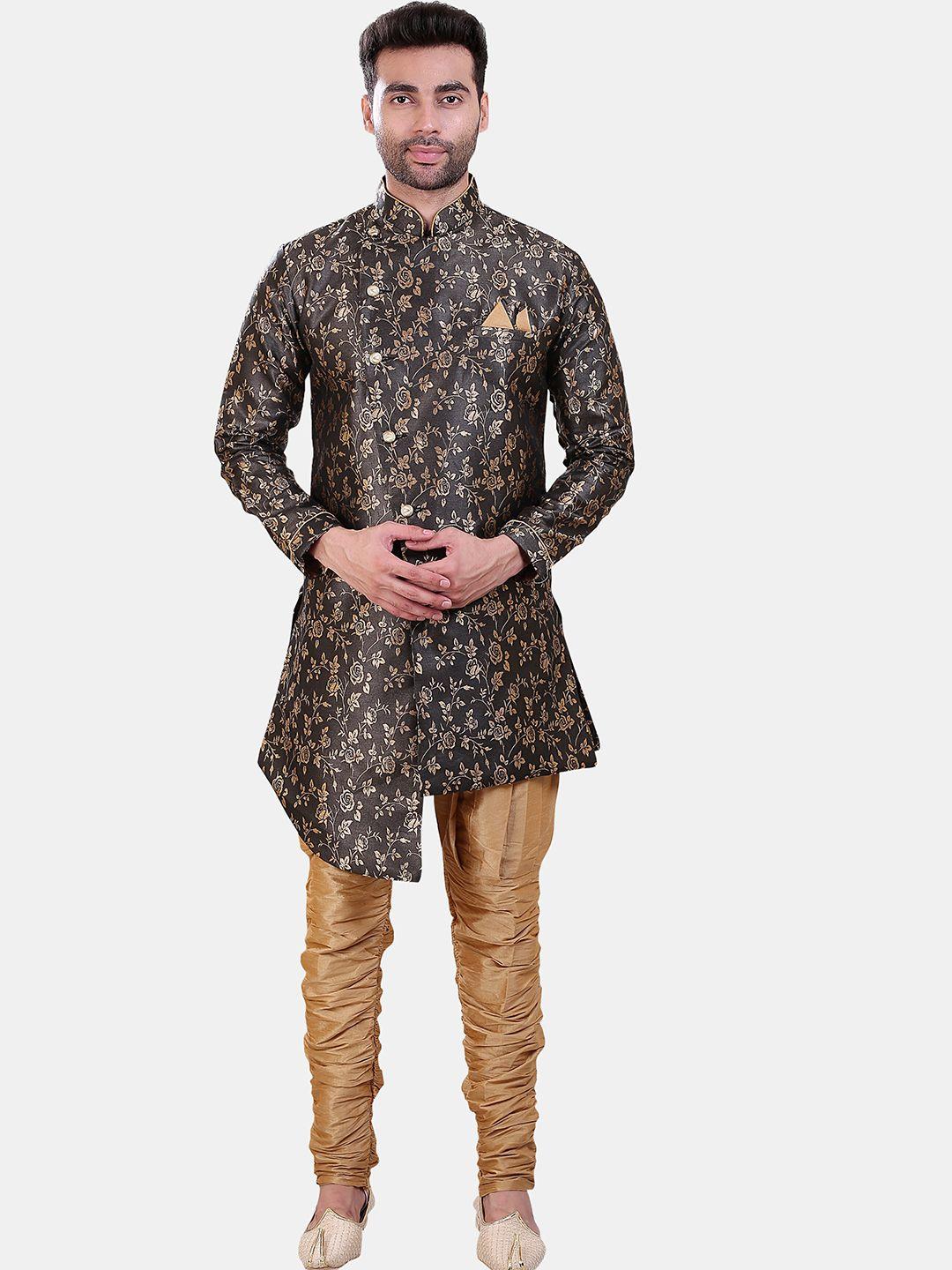 avaeta floral printed sherwani with churidar