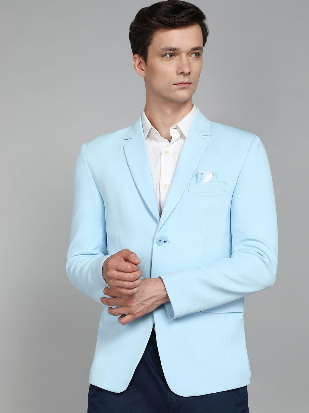 avaeta notched lapel single-breasted blazer