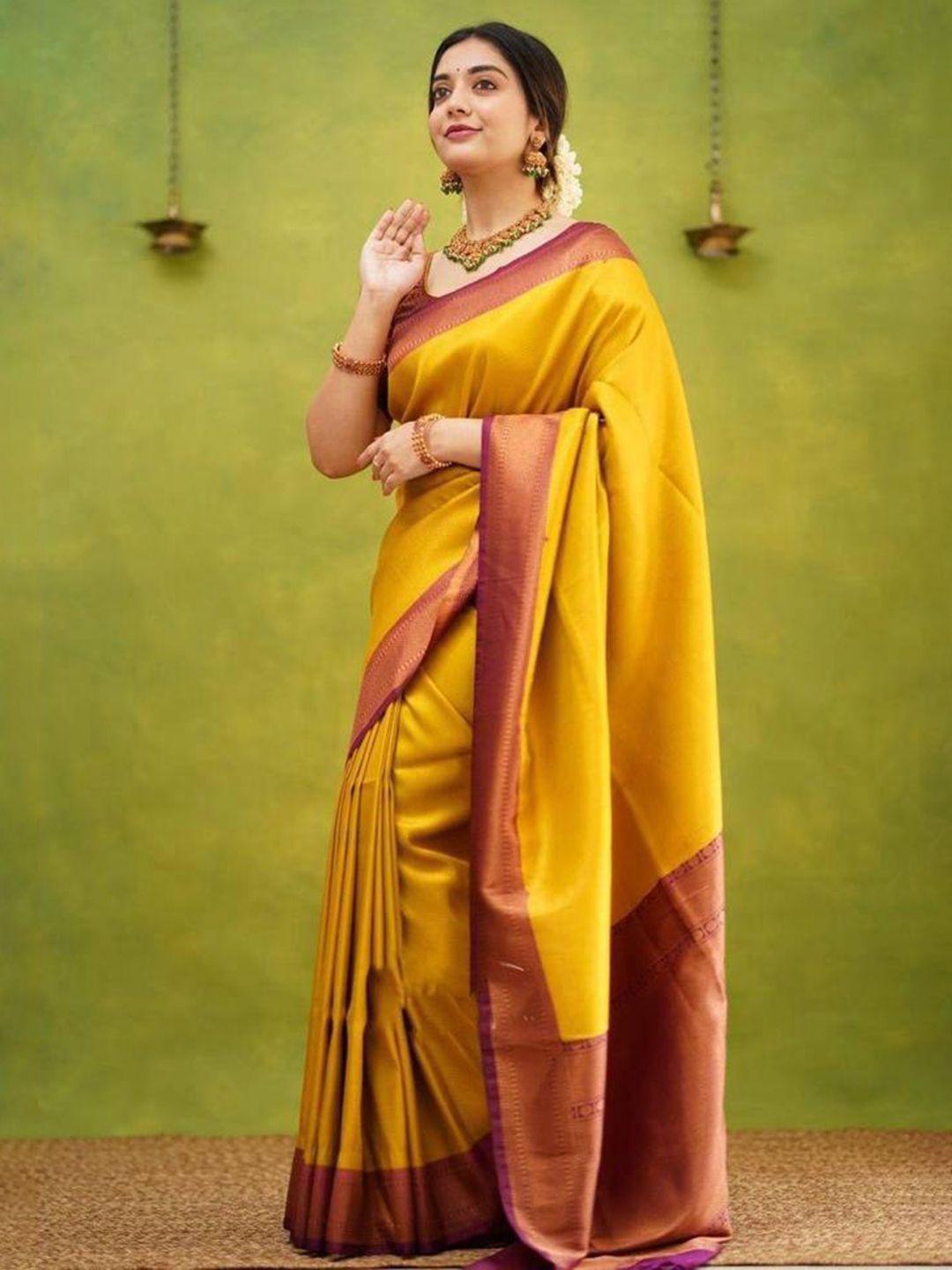 avanshee woven design zari banarasi saree