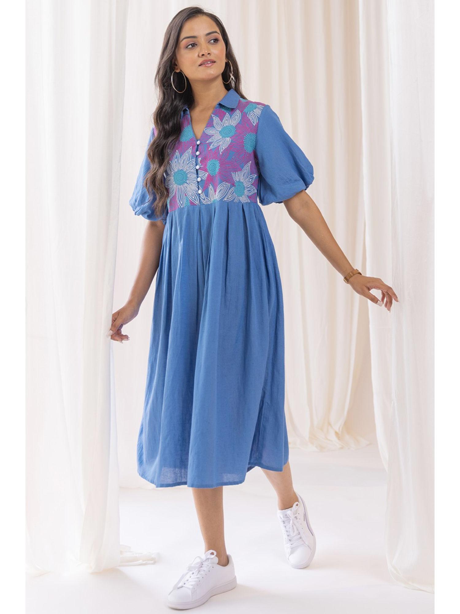 avanti ocean cotton dress