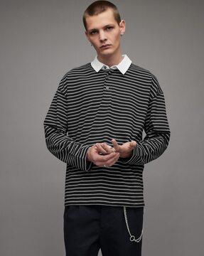 ave cotton oversized fit polo t-shirt