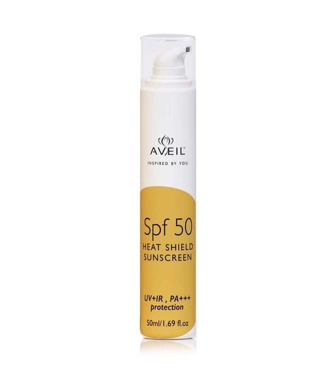 aveil heat shield spf 50 gel sunscreen - 50 ml