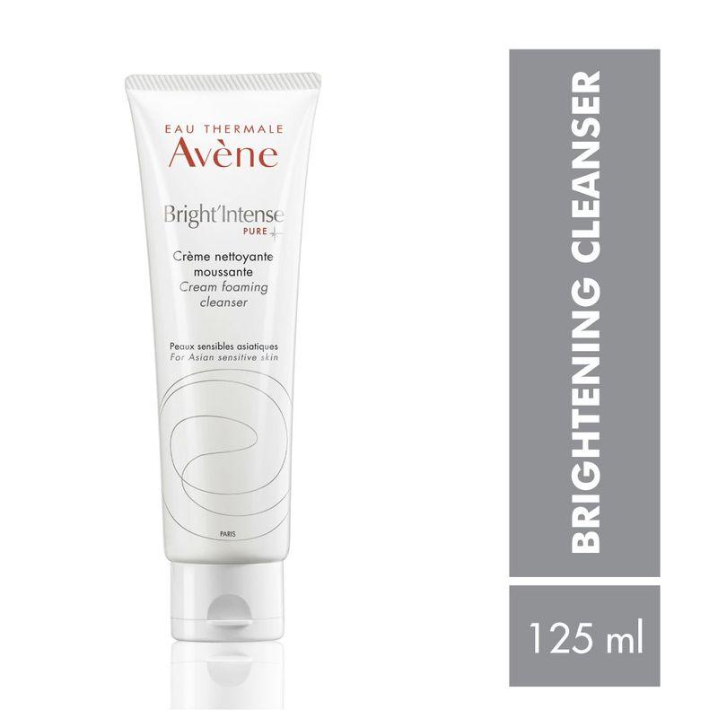 avene bright intense cream foaming cleanser